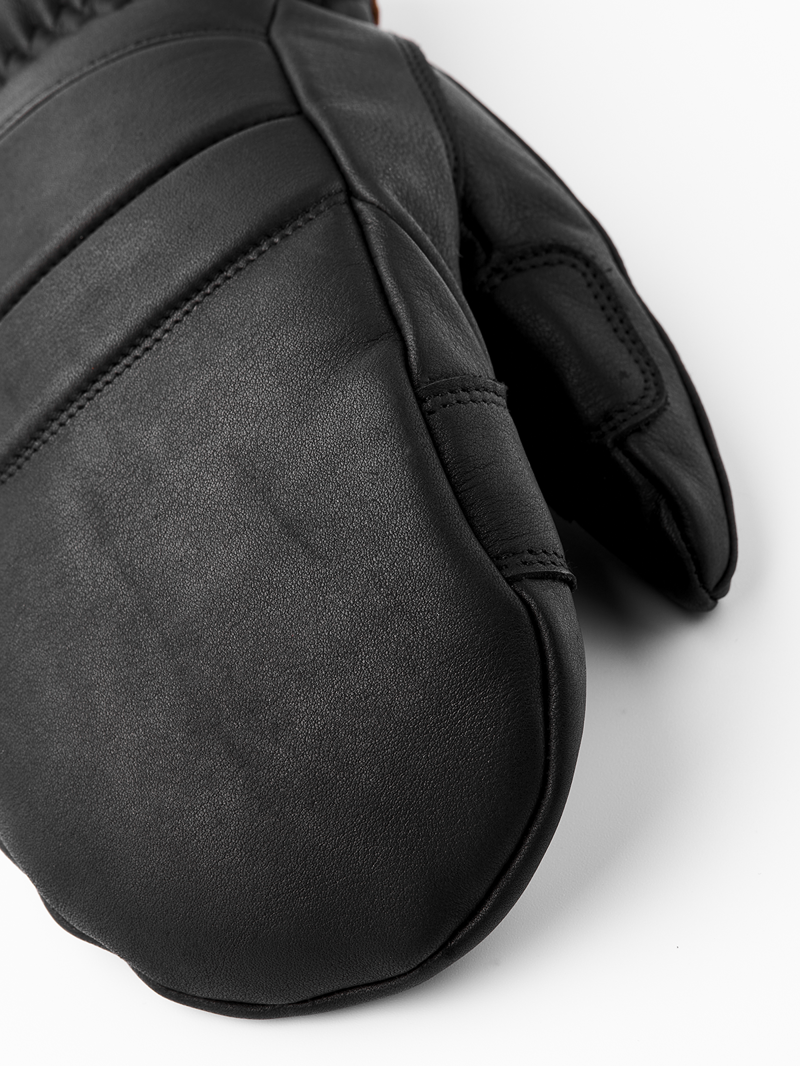 Hestra Womens Fall Line Leather Ski Mittens - Black-1